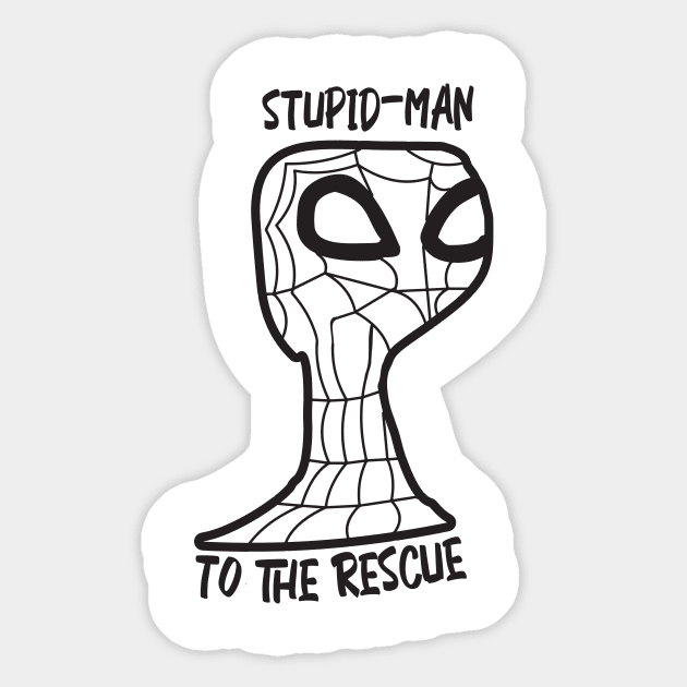 StupidMan Sticker by IGNORANTEES